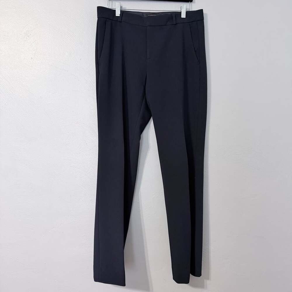 Banana Republic Logan Trouser Size 10 Navy Blue Dress Pants